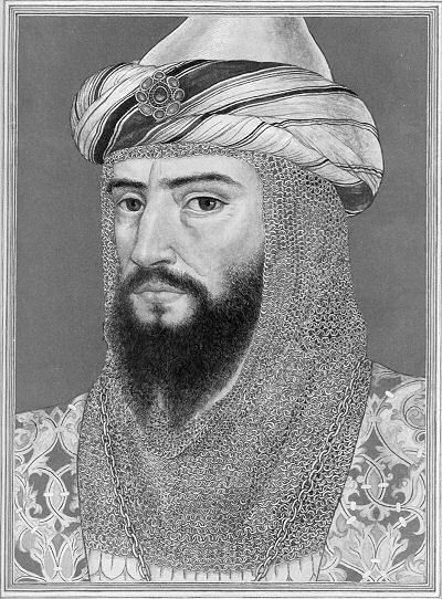 Saladin (1138-1193), den bermte sultan over Egypten, Syrien og Mesopotamien. Da korsfarerne brd de indgede aftaler med Saladin, (gen)erobrede han i 1187 Jerusalem, som havde vret i kristendommens besiddelse siden det 1. korstog i 1095-1099. Efter sejren lod Saladin de kristne f fri adgang til deres hellige steder, Jerusalem og Bethehem. Saladin er en af de f muslimske ledere, der omtales med respekt bde i Europa og Mellemsten.